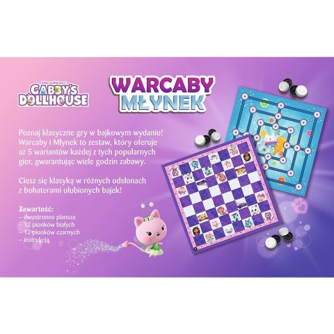 Gra Warcaby i Młynek Gabi Gabby Dollhouse Gra Warcaby i Młynek Gabi Gabby Dollhouse