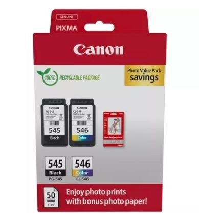 Multipack PG-545/CL-546 Photo Value 8287B008 Multipack PG-545/CL-546 Photo Value 8287B008