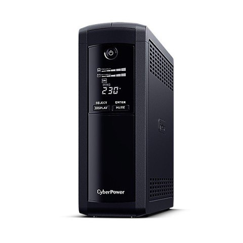 Zasilacz awaryjny UPS VP1200ELCD-FR 1200VA / 720W / 5xFR / AVR / LCD / RJ45 Zasilacz awaryjny UPS VP1200ELCD-FR 1200VA / 720W / 5xFR / AVR / LCD / RJ45
