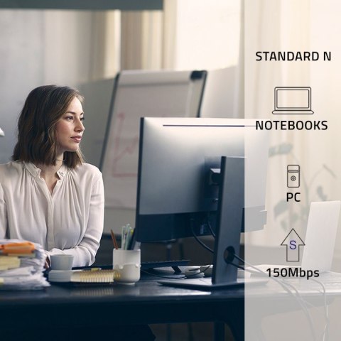 Bezprzewodowy mini adapter Wi-Fi | BT 4.0 USB | standard N Bezprzewodowy mini adapter Wi-Fi | BT 4.0 USB | standard N