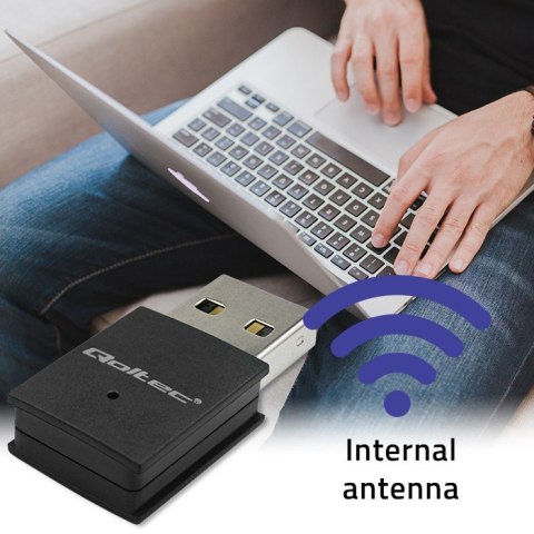 Bezprzewodowy mini adapter Wi-Fi | BT 4.0 USB | standard N Bezprzewodowy mini adapter Wi-Fi | BT 4.0 USB | standard N