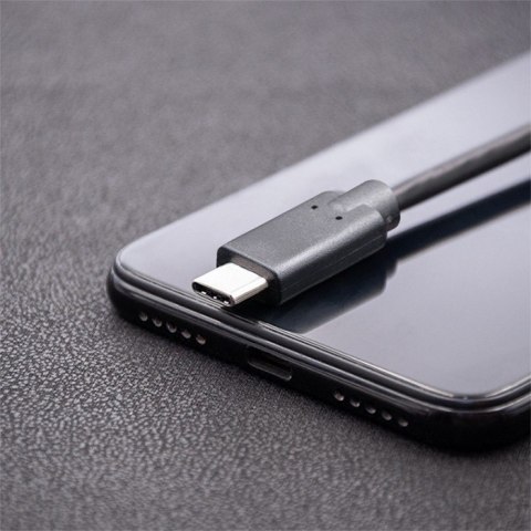 Kabel USB 3.1 typ C męski | USB 3.1 typ C męski | 3m | Czarny Kabel USB 3.1 typ C męski | USB 3.1 typ C męski | 3m | Czarny