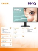 Monitor 23.8 cala GW2491 LED 5ms/100Hz/IPS/HDMI