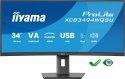 Monitor 34 cali XCB3494WQSU-B1 VA,UWQHD,1500R,2xHDMI,DP,2xUSB,2xUSB-C
