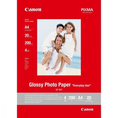 Papier Canon GP-501 błyszczący Photo Paper A4 20 arkuszy 0775B082 Papier Canon GP-501 błyszczący Photo Paper A4 20 arkuszy 0775B082