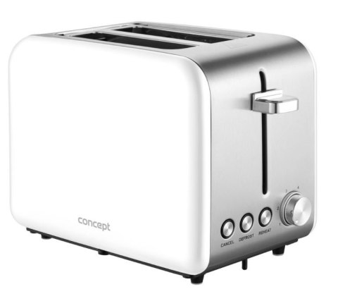 Toster TE2051 inox biały Toster TE2051 inox biały