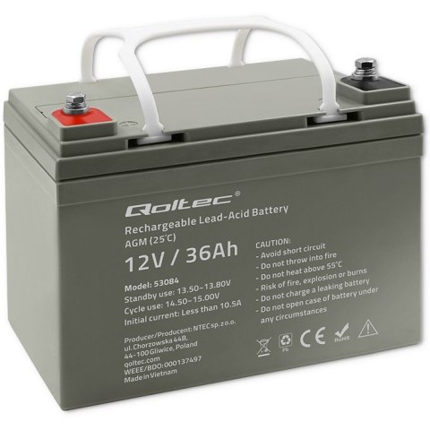 Akumulator AGM | 12V | 36Ah | max. 540A Akumulator AGM | 12V | 36Ah | max. 540A