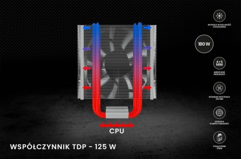 Chłodzenie procesora CPU Vortex X2 Chłodzenie procesora CPU Vortex X2