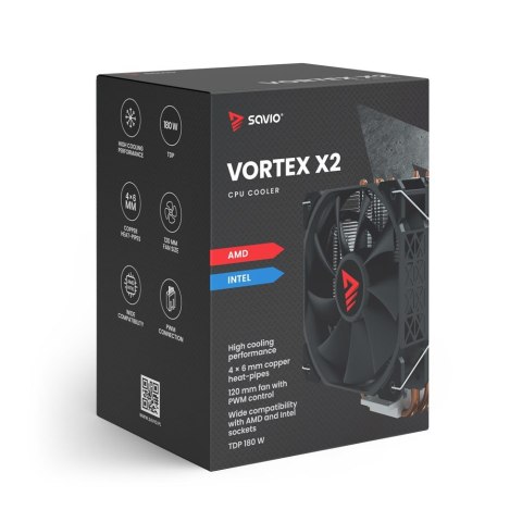 Chłodzenie procesora CPU Vortex X2 Chłodzenie procesora CPU Vortex X2