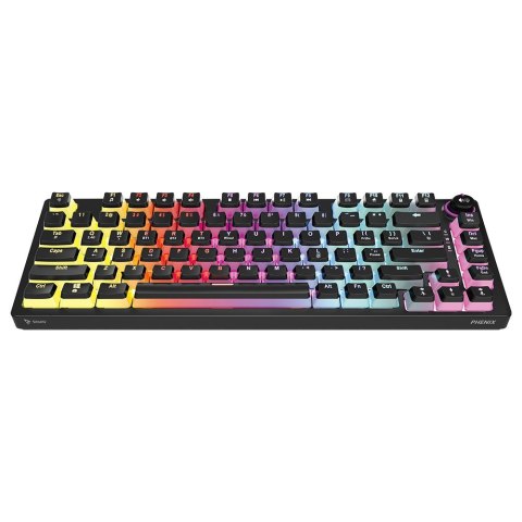 Klawiatura mechaniczna bezprzewodowa PHENIX, Gateron Red Pro, Pudding Klawiatura mechaniczna bezprzewodowa PHENIX, Gateron Red Pro, Pudding