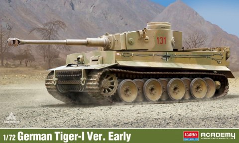 Model plastikowy Czołg Tiger 1 Ver. Early 1/72 Model plastikowy Czołg Tiger 1 Ver. Early 1/72
