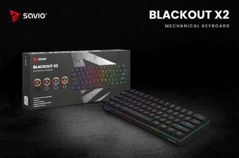 Klawiatura mechaniczna BLACKOUT X2 OUTEMU Red, Hot Swap Klawiatura mechaniczna BLACKOUT X2 OUTEMU Red, Hot Swap