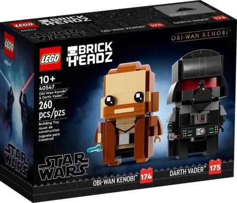 Klocki BrickHeadz 40547 Obi-Wan Kenobi i Darth Vader Klocki BrickHeadz 40547 Obi-Wan Kenobi i Darth Vader