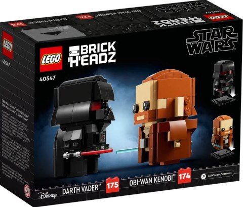 Klocki BrickHeadz 40547 Obi-Wan Kenobi i Darth Vader Klocki BrickHeadz 40547 Obi-Wan Kenobi i Darth Vader