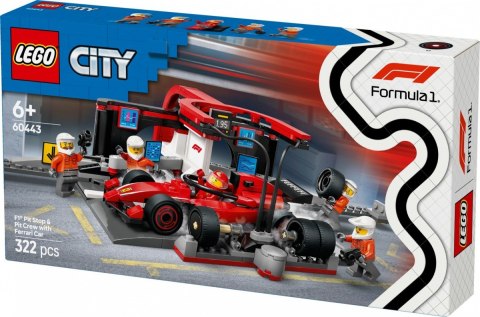 Klocki City 60443 F1 Pit stop i mechanicy z bolidem Ferrari Klocki City 60443 F1 Pit stop i mechanicy z bolidem Ferrari