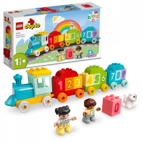 Klocki DUPLO 10954 Pociąg z cyferkami - nauka liczenia Klocki DUPLO 10954 Pociąg z cyferkami - nauka liczenia