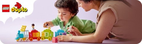 Klocki DUPLO 10954 Pociąg z cyferkami - nauka liczenia Klocki DUPLO 10954 Pociąg z cyferkami - nauka liczenia