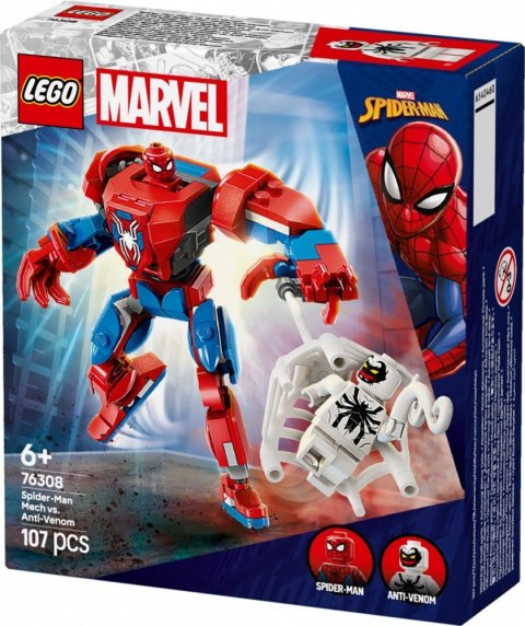 Klocki Super Heroes 76308 Mech Spider-Mana kontra Anti-Venom Klocki Super Heroes 76308 Mech Spider-Mana kontra Anti-Venom