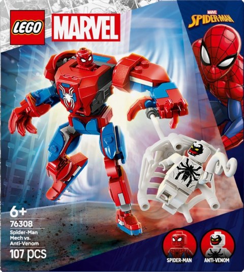 Klocki Super Heroes 76308 Mech Spider-Mana kontra Anti-Venom Klocki Super Heroes 76308 Mech Spider-Mana kontra Anti-Venom