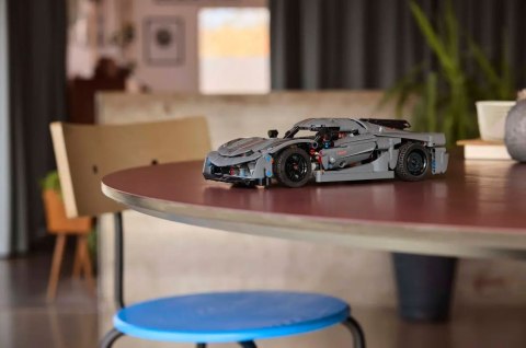 Klocki Technic 42173 Szary hipersamochód Koenigsegg Jesko Absolut Klocki Technic 42173 Szary hipersamochód Koenigsegg Jesko Absolut