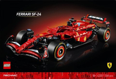 Klocki Technic 42207 Bolid F1 Ferrari SF-24 Klocki Technic 42207 Bolid F1 Ferrari SF-24