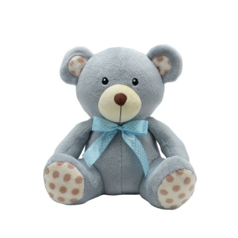 Maskotka Miś kropek szary 30 cm Maskotka Miś kropek szary 30 cm