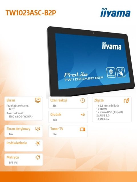 Monitor 10 cali TW1023ASC-B2 10P.DOT.IPS,ANDROID,WIFI Monitor 10 cali TW1023ASC-B2 10P.DOT.IPS,ANDROID,WIFI