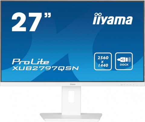 Monitor 27 cali XUB2797QSN-W2 IPS,QHD,USB-c Dock,HDMI,DP,PD-65W,2x2W, 4xUSB(3.2),300cd/m2,80M:1,sRGB:99%/5y/ Monitor 27 cali XUB2797QSN-W2 IPS,QHD,USB-c Dock,HDMI,DP,PD-65W,2x2W, 4xUSB(3.2),300cd/m2,80M:1,sRGB:99%/5y/