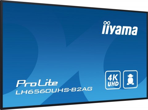 Monitor wielkoformatowy 65 cali LH6560UHS-B2A 24/7,500cd,4K,VA,Wifi Monitor wielkoformatowy 65 cali LH6560UHS-B2A 24/7,500cd,4K,VA,Wifi