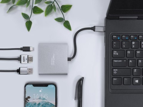 Multi Port Fowler mini USB-C PD, USB 3.0, HDMI 4K Multi Port Fowler mini USB-C PD, USB 3.0, HDMI 4K