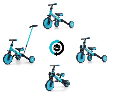 Rowerek Ride On - Bike 4w1 OPTIMUS PLUS Blue Rowerek Ride On - Bike 4w1 OPTIMUS PLUS Blue