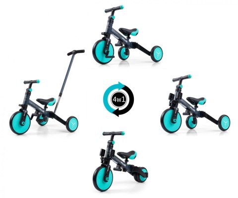 Rowerek Ride On - Bike 4w1 OPTIMUS PLUS Mint Rowerek Ride On - Bike 4w1 OPTIMUS PLUS Mint