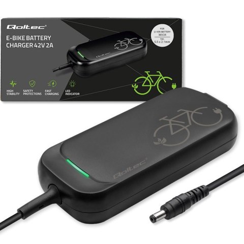 Ładowarka do roweru skutera elektrycznego 36V | 42V | 2A | 5.5*2.1 | wodoodporna + kabel zasilający Ładowarka do roweru skutera elektrycznego 36V | 42V | 2A | 5.5*2.1 | wodoodporna + kabel zasilający