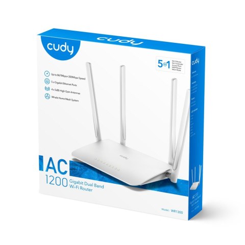 Router WR1300 Mesh Gigabit WiFi AC1200 Router WR1300 Mesh Gigabit WiFi AC1200