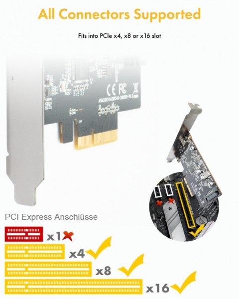 IB-PCI1901-C32 Karta PCIe, TYPE-C USB 3.2 (Gen 2x2) IB-PCI1901-C32 Karta PCIe, TYPE-C USB 3.2 (Gen 2x2)