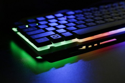 Klawiatura YKB 3200 Shadow metalowa, podświetlenie LED Klawiatura YKB 3200 Shadow metalowa, podświetlenie LED