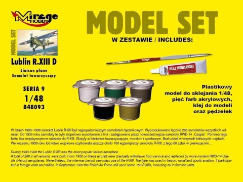 Lublin R.XIII D model set Lublin R.XIII D model set