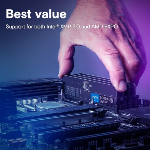 Pamięć DDR5 64GB(2*32GB)/5600 CL46 (16Gbit) Pamięć DDR5 64GB(2*32GB)/5600 CL46 (16Gbit)
