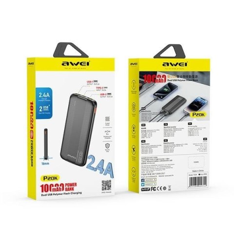 Powerbank 10000mAh P20K 2xUSB Powerbank 10000mAh P20K 2xUSB