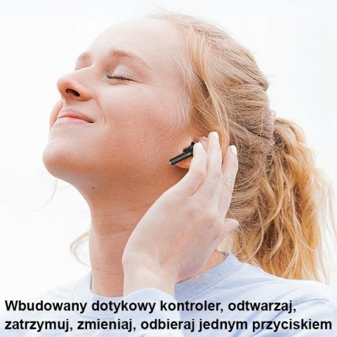 Słuchawki Bluetooth 5.3 T26 Pro TWS Black Słuchawki Bluetooth 5.3 T26 Pro TWS Black