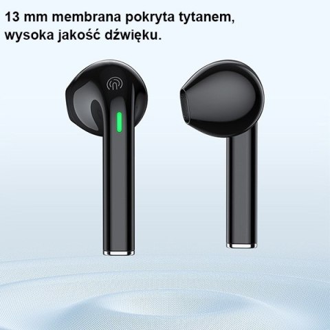 Słuchawki Bluetooth 5.3 T26 Pro TWS Black Słuchawki Bluetooth 5.3 T26 Pro TWS Black
