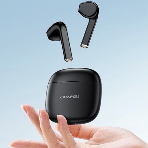 Słuchawki Bluetooth 5.3 T26 Pro TWS Black Słuchawki Bluetooth 5.3 T26 Pro TWS Black