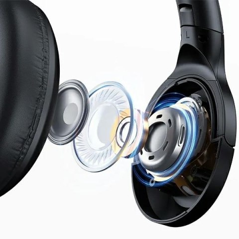 Słuchawki Bluetooth 5.3 nauszne US-YH Series czarne Słuchawki Bluetooth 5.3 nauszne US-YH Series czarne