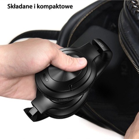 Słuchawki Bluetooth 5.3 nauszne US-YH Series czarne Słuchawki Bluetooth 5.3 nauszne US-YH Series czarne