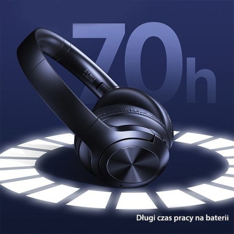 Słuchawki Bluetooth 5.3 nauszne US-YH Series czarne Słuchawki Bluetooth 5.3 nauszne US-YH Series czarne