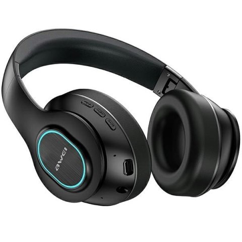 Słuchawki Bluetooth A100BL Nauszne Black Słuchawki Bluetooth A100BL Nauszne Black