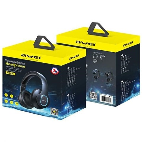 Słuchawki Bluetooth A100BL Nauszne Black Słuchawki Bluetooth A100BL Nauszne Black