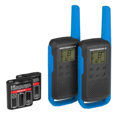 Krótkofalówki T62 PMR 446 niebieskie Krótkofalówki T62 PMR 446 niebieskie