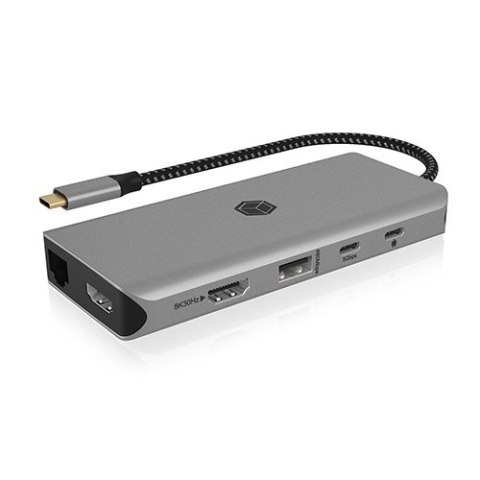 Stacja dokująca IB-DK4061-CPD 12w1,2xHDMI, PD 100W Stacja dokująca IB-DK4061-CPD 12w1,2xHDMI, PD 100W