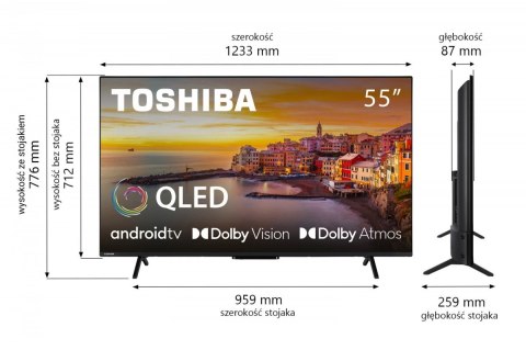 Telewizor QLED 55 cali 55QA2363DG Telewizor QLED 55 cali 55QA2363DG